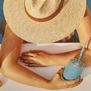 Corkcicle Tumbler with Silicone Straw